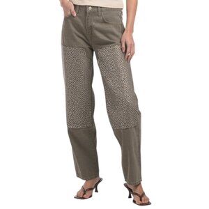 TRIARCHY Birkin Chap Mid Rise Straight Leg Jeans